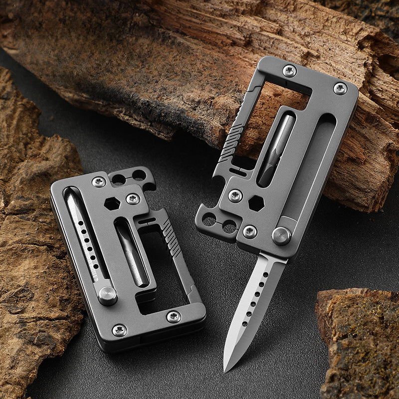 Titanium Outdoor Bottle Opening Tool for Hiking and Everyday Use