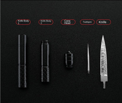 Portable Outdoor EDC Tool Featuring Multi-purpose Pencil Pocket