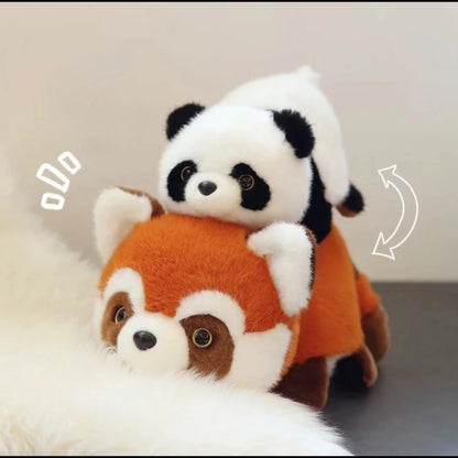 Cute Flip Panda Transforming Baby Panda Doll Plush