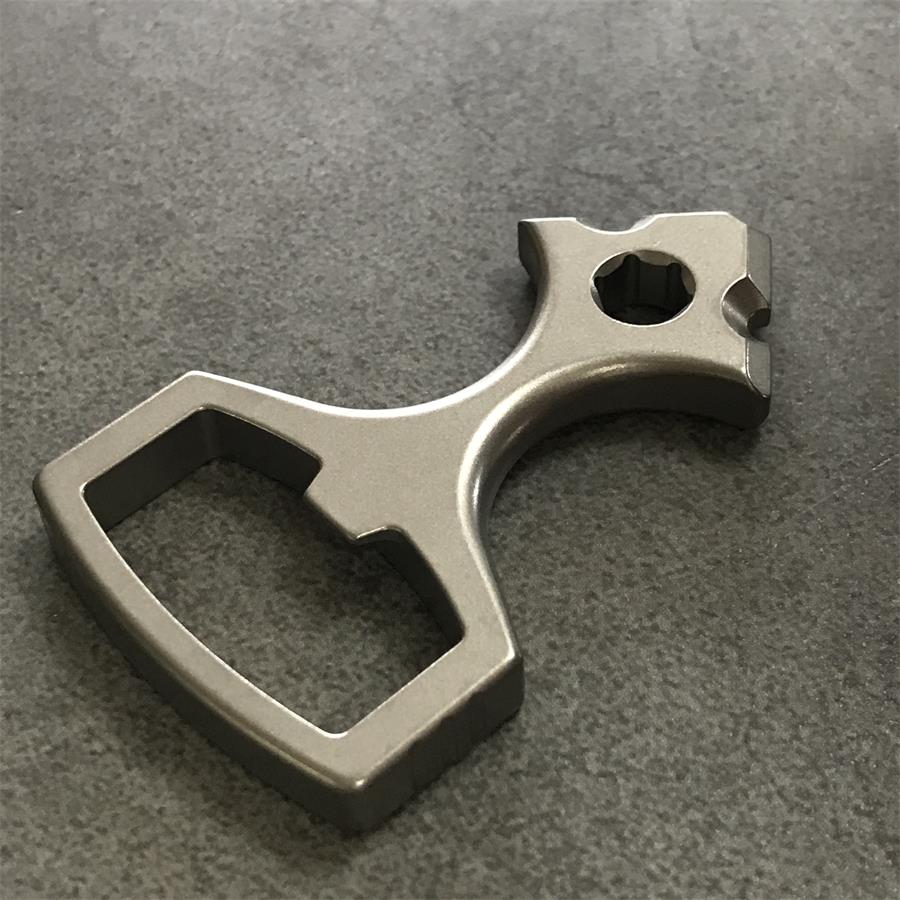 Titanium Bottle Opener and Multi-Purpose EDC Tool