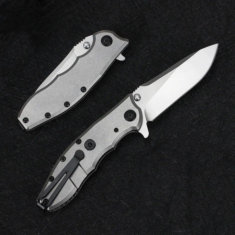 Outdoor Folding Pocket Tools with Titanium Alloy 0562CF 0562TI Design