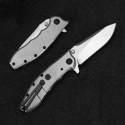 Outdoor Folding Pocket Tools with Titanium Alloy 0562CF 0562TI Design