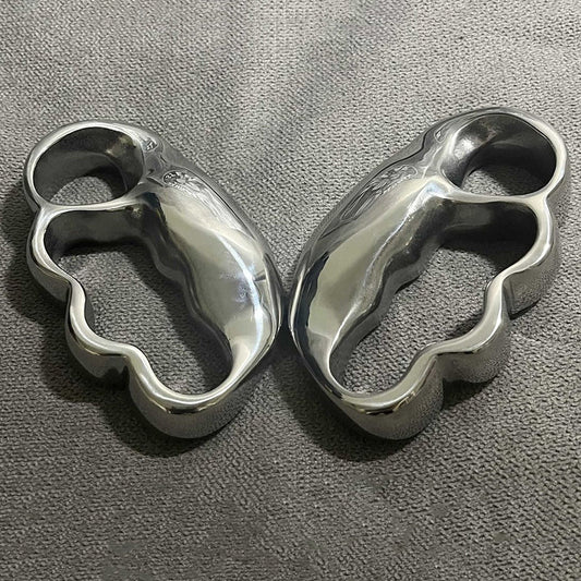 Personalized Outdoor Polishing Tool Featuring Irregular Holes for Left and Right Hand Use