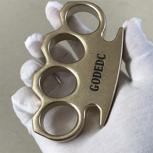 GODEDC Brass Outdoor Tool with Stonewashed Vintage Appeal