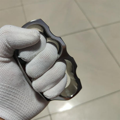 Titanium Alloy Outdoor Tool with Unique Dual Hole Mirror Finish Design