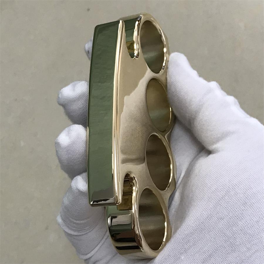 Mirror Shine Classic Brass Outdoor Tool with Large Hole Design