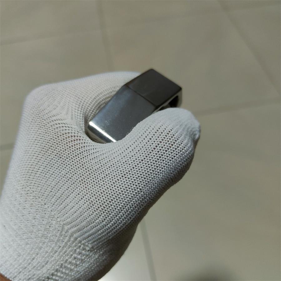 Titanium Alloy Outdoor Tool Featuring Smooth Polish and Oversized Rope Hole
