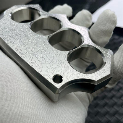 Thickened Outdoor Tool with Elegant Carved Detailing in 304 Steel