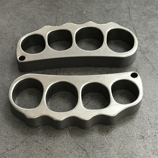 Outdoor EDC Tool Featuring Medium Titanium Pea Shape