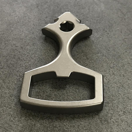 Titanium Bottle Opener and Multi-Purpose EDC Tool