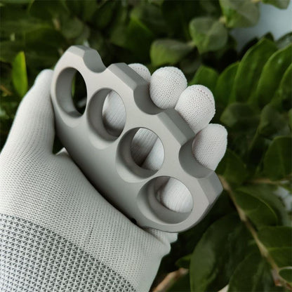 Outdoor Tool with Four Openings in Sandblasted Titanium Alloy