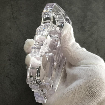 Outdoor EDC Tool with Large Opening in See-through Plastic