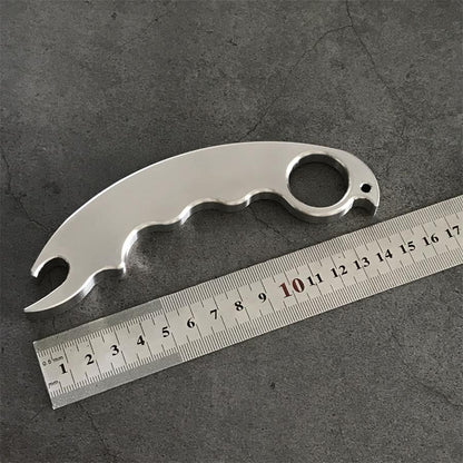 Versatile Outdoor Bottle Opener EDC Tool for Keychain and Backpack