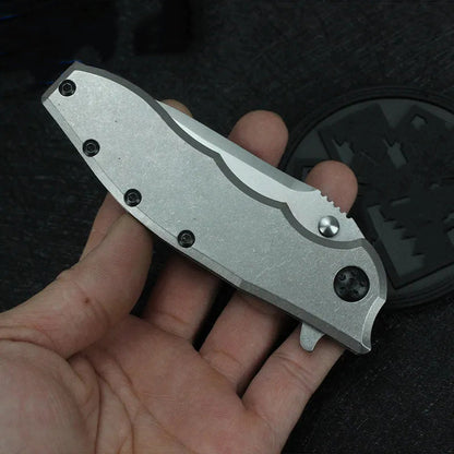 Outdoor Folding Pocket Tools with Titanium Alloy 0562CF 0562TI Design