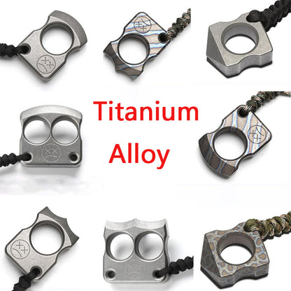 Mini Titanium Multifunctional Outdoor Portable Pocket Ring in Various Styles