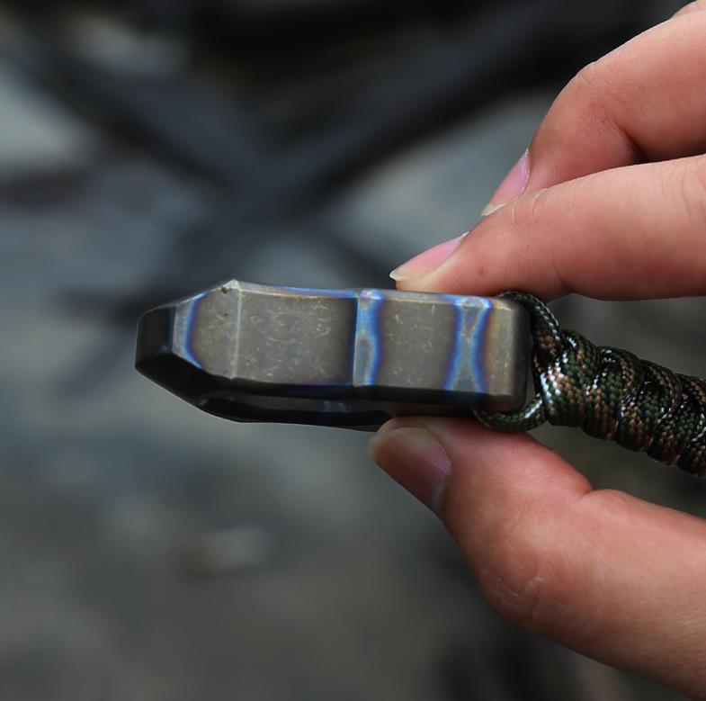 Mini Titanium Multifunctional Outdoor Portable Pocket Ring in Various Styles