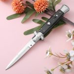 Outdoor Folding Knife Resin Painted Wood Pocket Knives - 图片 9