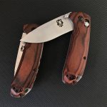Liome 15031 Folding Wooden Handle Stonewash Outdoor Pocket Tool - Image 6