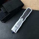 Damascus Carbon Fiber White Handle Aluminum Alloy Outdoor Portable Tool - Image 4
