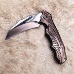 DA158 Creative Antique Bronze Handle Folding Outdoor Tool - Image 3