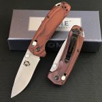 Liome 15031 Folding Wooden Handle Stonewash Outdoor Pocket Tool - Image 8