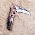 DA158 Creative Antique Bronze Handle Folding Outdoor Tool - Image 6