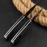 BM535 Bk-4 Checkered Aluminum Handle D2 Outdoor Folding Tool - Image 7