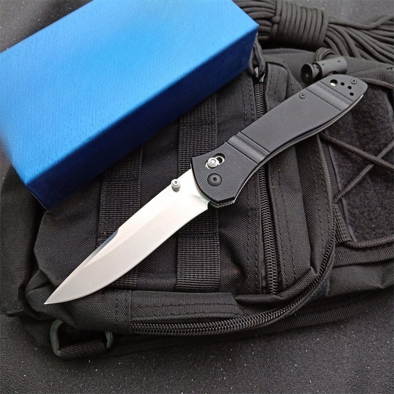 1096702fb505938b8816a027ebd9b3c4 BM710D2 G10410 Stainless Steel Lined Outdoor Folding Tool - Image 1