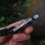 Damascus Pattern Bottle Opener Keychain Backpack Mini EDC Tool - Image 3