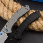 BM748 Titanium Alloy Handle M390 Outdoor Folding Tool - Image 5