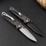 BM485 Carbon Fiber Handle D2 Outdoor Folding Tool - Image 8
