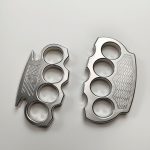 Steel Corrugated Skull Pattern Large Hole Bottle Opener EDC Tool