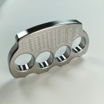 Steel Corrugated Skull Pattern Large Hole Bottle Opener EDC Tool - Image 13
