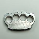 Steel Corrugated Skull Pattern Large Hole Bottle Opener EDC Tool - Image 7