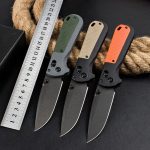 BM430BK Nylon Fiberglass Handle CPM-D2 Steel Outdoor Folding Tool