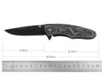 Mermaid-Embossed Handle Folding Outdoor Pocket EDC Tool - Image 7