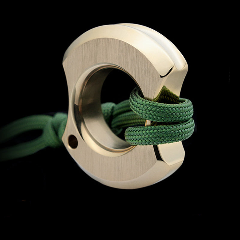 22677 Single Finger Brass Portable EDC Tool - Image 1