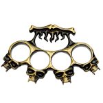 Flame Skull Zinc Alloy Four Finger Outdoor Tool - Image 7