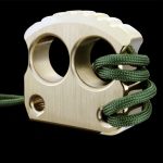 Mini Two Holes Brass Edc Portable Outdoor Easy Carry Tool