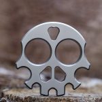 Skull Multifunctional EDC Tool with Surface Silver Titanium Plating - Image 7