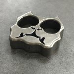 GODEDC Titanium TC21 Dog Head Two Hole Outdoor Tool