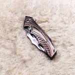 DA158 Creative Antique Bronze Handle Folding Outdoor Tool - Image 7