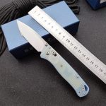 BM535 Gradient Blue G10 Handle S30v Outdoor Folding Tool - Image 3