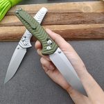 BM781 Green D2 Steel Folding Outdoor Tool - Image 6