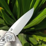 BM781 Silver Textured D2 Steel Folding Outdoor Tool - Image 8