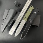 BM163 Black Stonewashed Finish G10 Handle Outdoor Tool