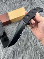 KA-5557 58-60HRC Outdoor Tool with Half Serrated Edge - Image 8