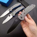 BM550 Nylon Fiberglass Handle D2 Outdoor Folding Tool - Image 4