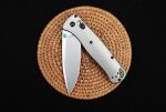 BM535-3 Silver Titanium Handle S90V Outdoor Folding Tool - Image 2