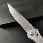 BM710 White Aluminum Alloy Handle 8cr13 Outdoor Folding Tool - Image 4